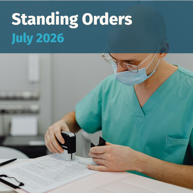 Standing Orders July 2026 Spotlight